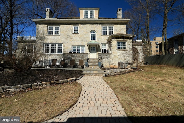 234 W Fairmount Ave, State College, PA 16801 - view of front facade with a chimney and stone siding