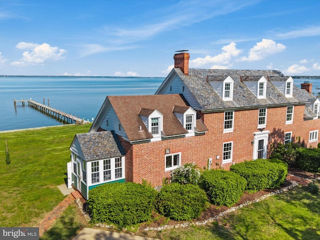 5917 Horns Point Rd, Cambridge, MD 21613 - exterior space with a water view