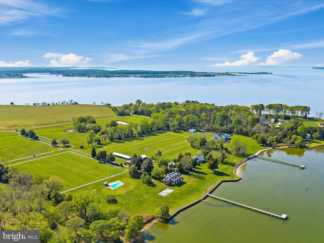5917 Horns Point Rd, Cambridge, MD 21613 - aerial view featuring a water view