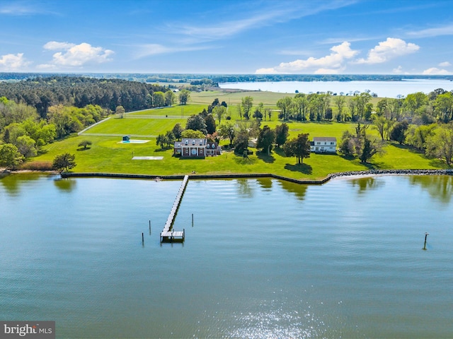 5917 Horns Point Rd, Cambridge, MD 21613 - drone / aerial view with a water view