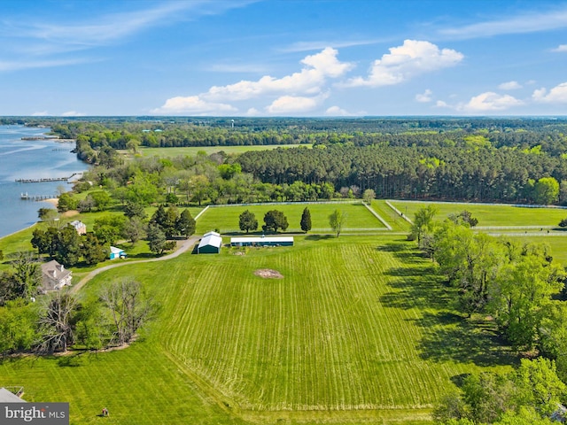 5917 Horns Point Rd, Cambridge, MD 21613 - birds eye view of property featuring a rural view and a water view