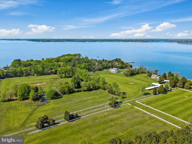 5917 Horns Point Rd, Cambridge, MD 21613 - birds eye view of property with a water view