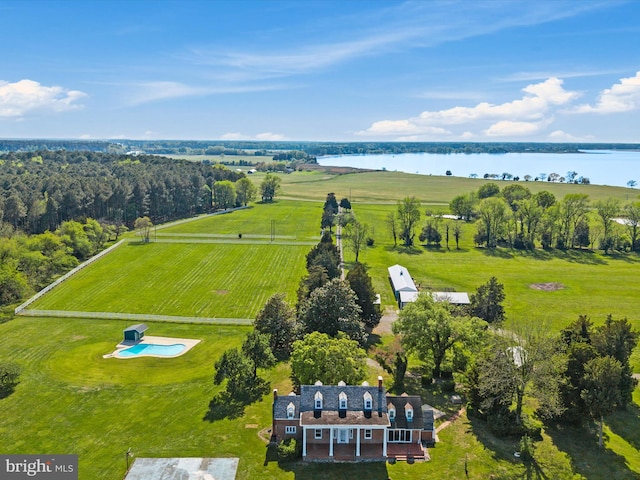 5917 Horns Point Rd, Cambridge, MD 21613 - bird's eye view with a rural view and a water view