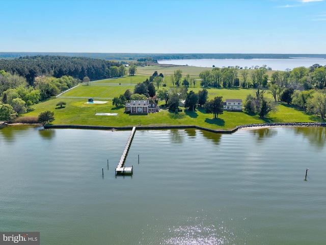 5917 Horns Point Rd, Cambridge, MD 21613 - aerial view featuring a water view