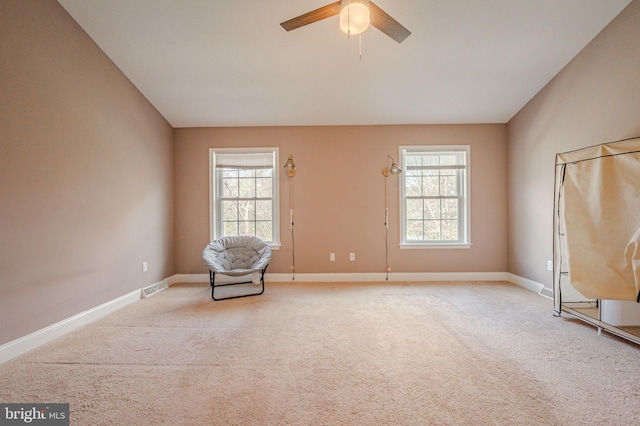 961 Rue Madora, Bear, DE 19701 - unfurnished room with visible vents, baseboards, a ceiling fan, and plenty of natural light