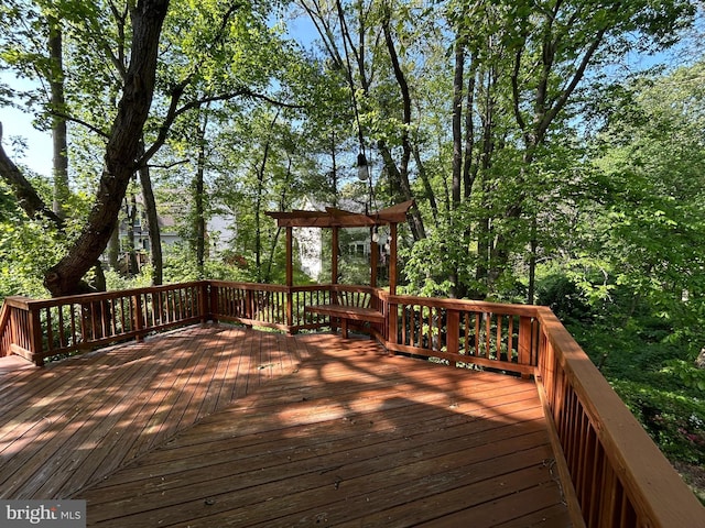view of deck