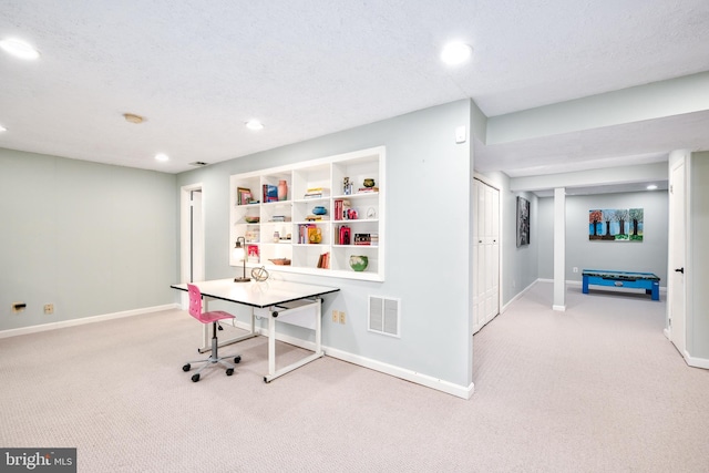 10702 Dundas Oak Ct, Burke, VA 22015 - game room featuring carpet flooring, visible vents, and baseboards