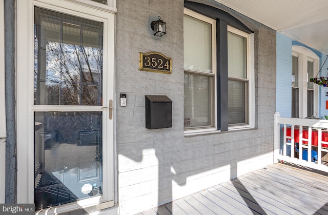 3524 Hickory Ave, Baltimore, MD 21211 - view of exterior entry with covered porch