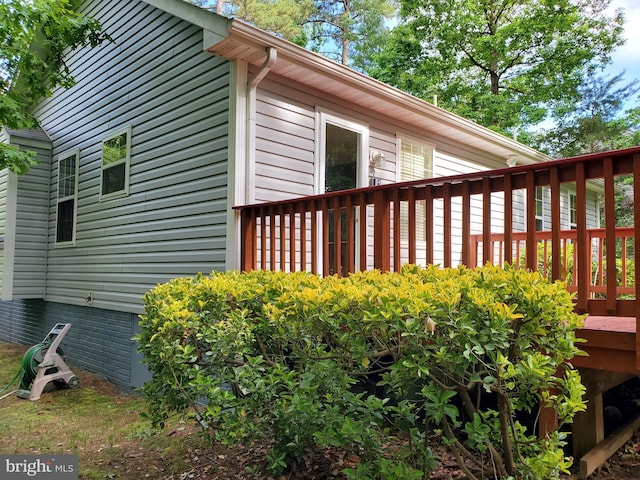 view of side of home