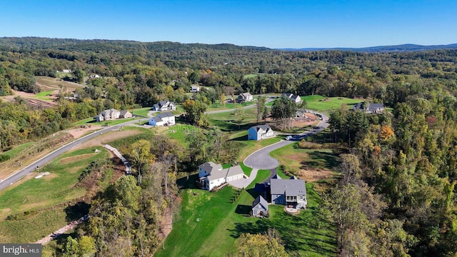 413 Willow Oak Dr, Lewisberry, PA 17339 - drone / aerial view with a forest view