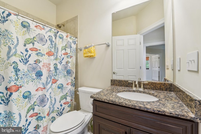 2042 Drovers Ln, Cooksville, MD 21723 - full bath with toilet, vanity, and curtained shower