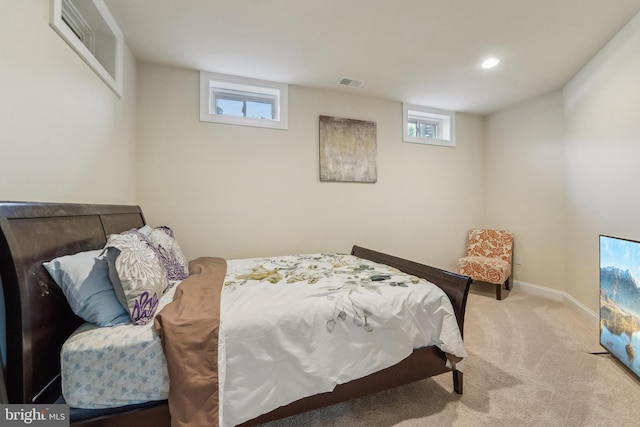 2042 Drovers Ln, Cooksville, MD 21723 - carpeted bedroom featuring baseboards and recessed lighting