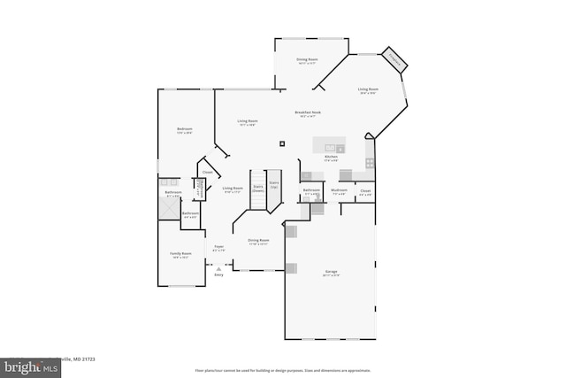 2042 Drovers Ln, Cooksville, MD 21723 - home floor plan