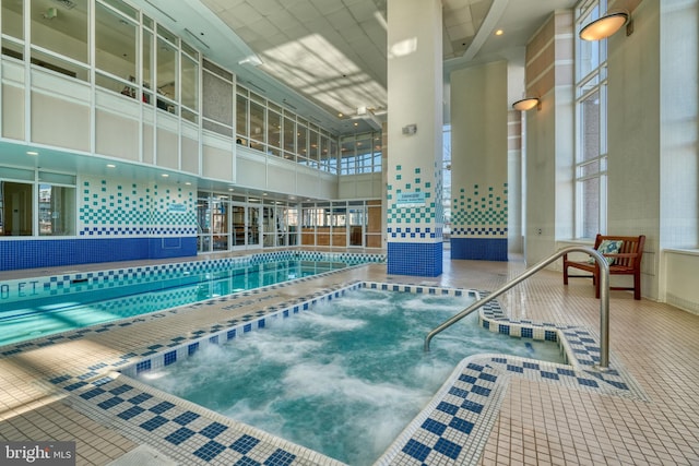 view of indoor pool