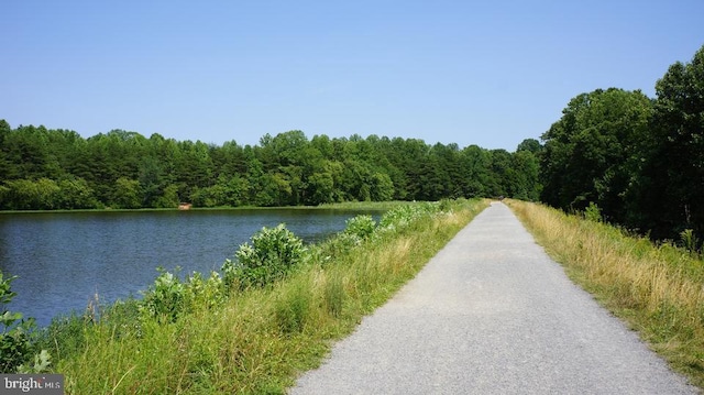 9801 Pulham Rd, Burke, VA 22015 - property view of water featuring a view of trees