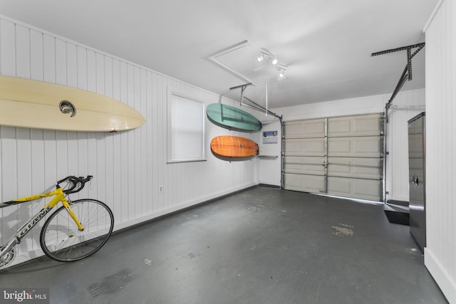 9801 Pulham Rd, Burke, VA 22015 - garage with baseboards