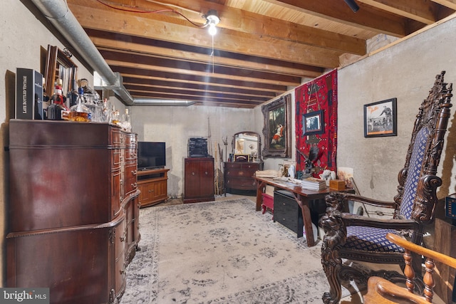 9801 Pulham Rd, Burke, VA 22015 - view of unfinished basement