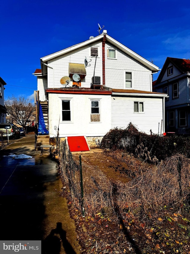 view of rear view of property