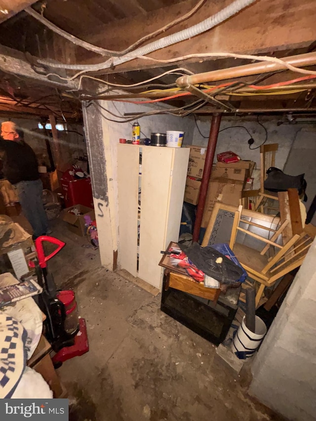 526 Bainbridge Ave, Mays Landing, NJ 08330 - view of unfinished basement