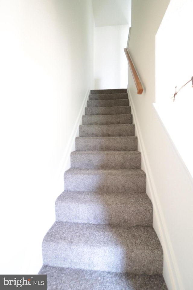 view of stairs