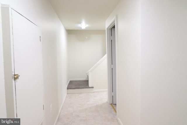 hall with baseboards