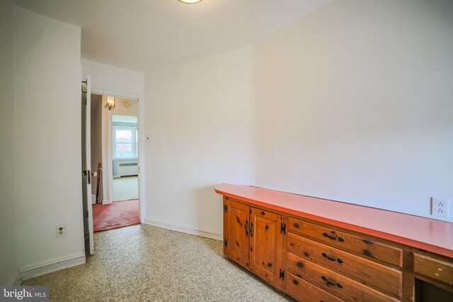 corridor with baseboards