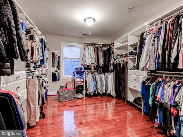 6 Paladia Way, Pikesville, MD 21208 - walk in closet featuring wood finished floors and visible vents