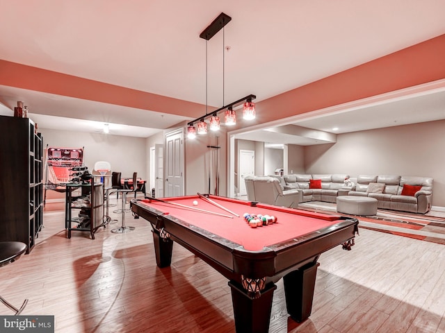6 Paladia Way, Pikesville, MD 21208 - playroom featuring wood finished floors and pool table