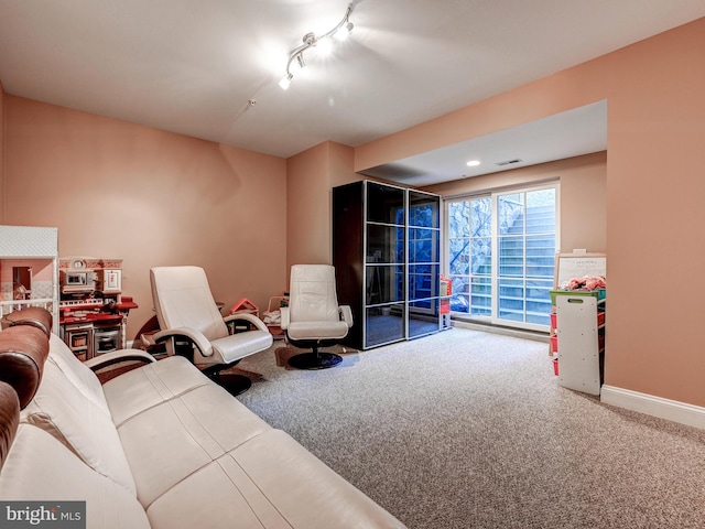 6 Paladia Way, Pikesville, MD 21208 - interior space with baseboards, visible vents, and track lighting