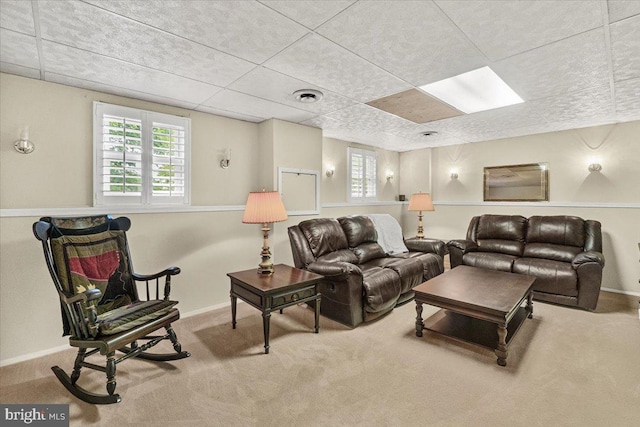 25112 Applecross Ter, Damascus, MD 20872 - carpeted living room with baseboards and healthy amount of natural light