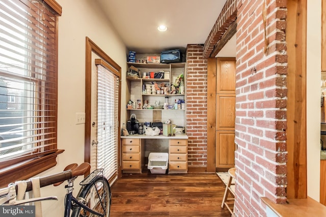 332 13th St SE, Washington, DC 20003 - interior space featuring dark wood finished floors and a healthy amount of sunlight