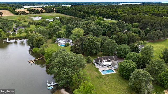 6549 Locust Grove Rd, Easton, MD 21601 - drone / aerial view of a large body of water and a pool
