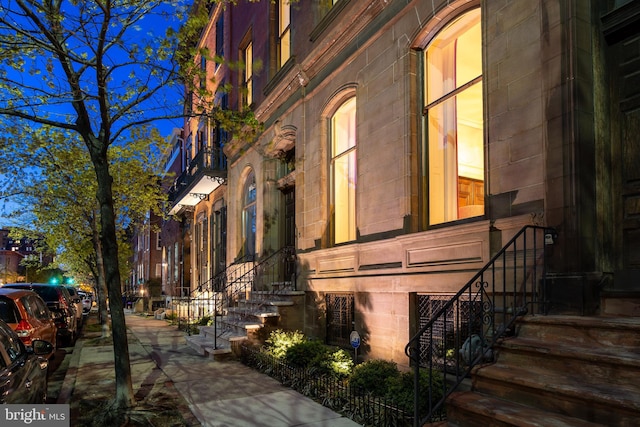 view of side of property