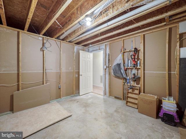 128 Whitman Ln, Inwood, WV 25428 - view of unfinished below grade area