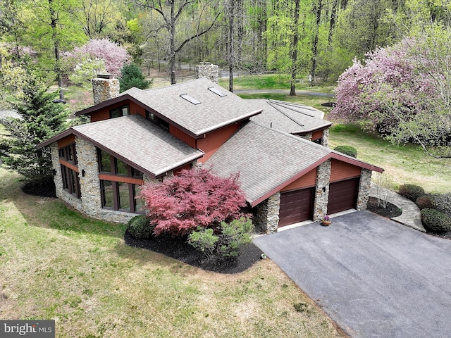 drone / aerial view