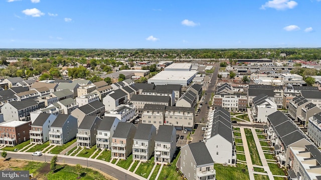 aerial view featuring a residential view