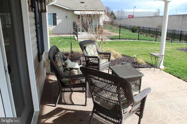 197 Parkwood Dr Unit 320, Chambersburg, PA 17201 - view of patio with fence