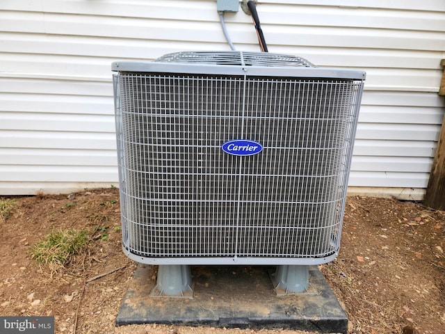 details with central air condition unit