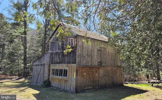 1636 Narrows Rd, Howard, PA 16841 - view of barn featuring a lawn