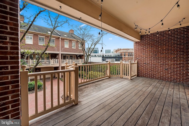 922 Fell St, Baltimore, MD 21231 - deck with a residential view