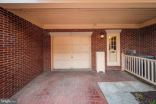 922 Fell St, Baltimore, MD 21231 - garage featuring wooden ceiling