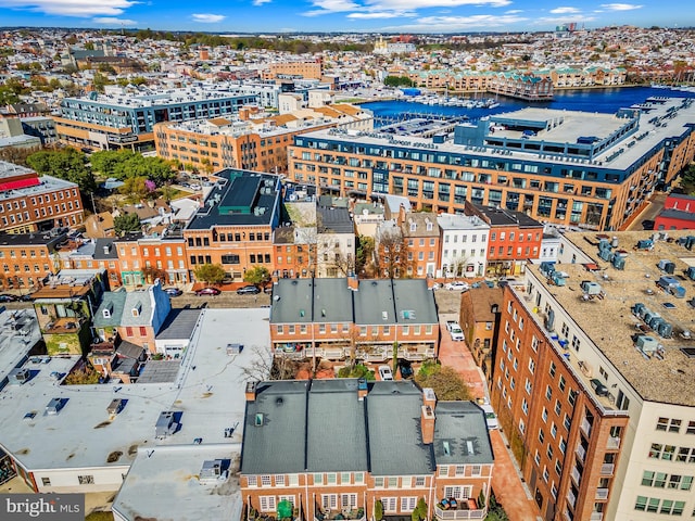 922 Fell St, Baltimore, MD 21231 - birds eye view of property featuring a city view