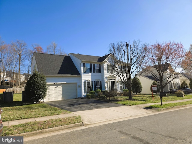 17661 Avenel Ln, Dumfries, VA 22026 - colonial-style house with driveway and an attached garage