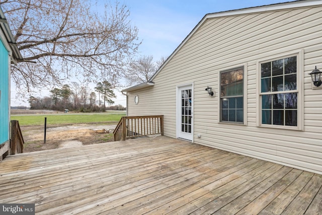 view of deck