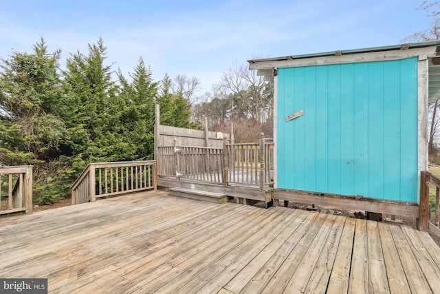 view of deck