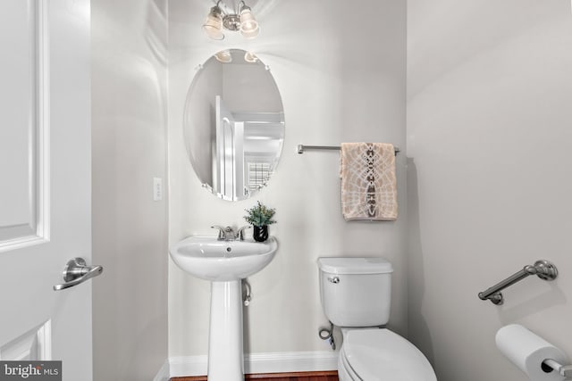 42694 Chisholm, Broadlands, VA 20148 - half bath featuring toilet and baseboards