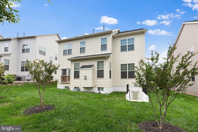 42694 Chisholm, Broadlands, VA 20148 - rear view of house featuring a lawn