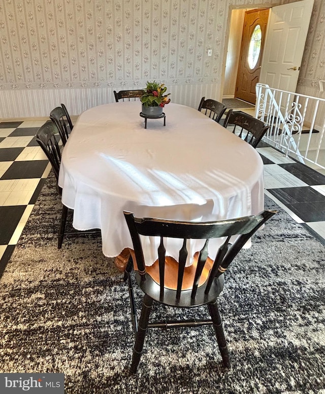 741 Bellevue Ave, Langhorne, PA 19047 - dining space featuring wallpapered walls