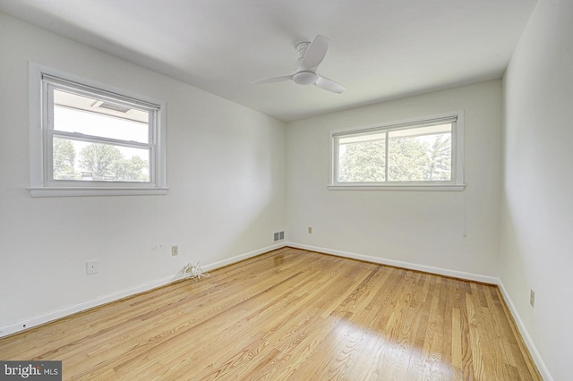 3217 Pauline Dr, Chevy Chase, MD 20815 - empty room featuring wood finished floors and a ceiling fan