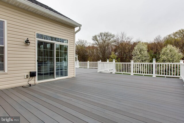 view of deck